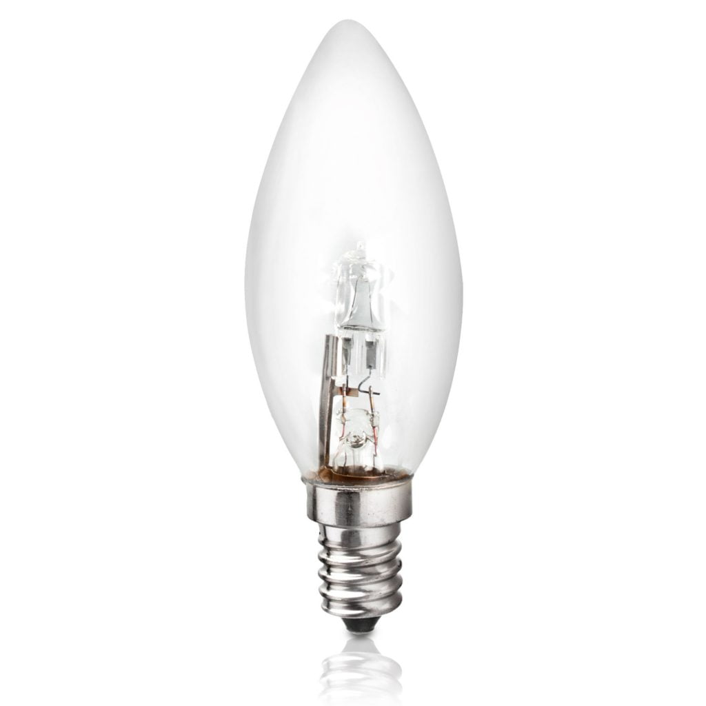 BOMBILLA ECO HALÓGENA MATEL VELA CLARA E14 28W