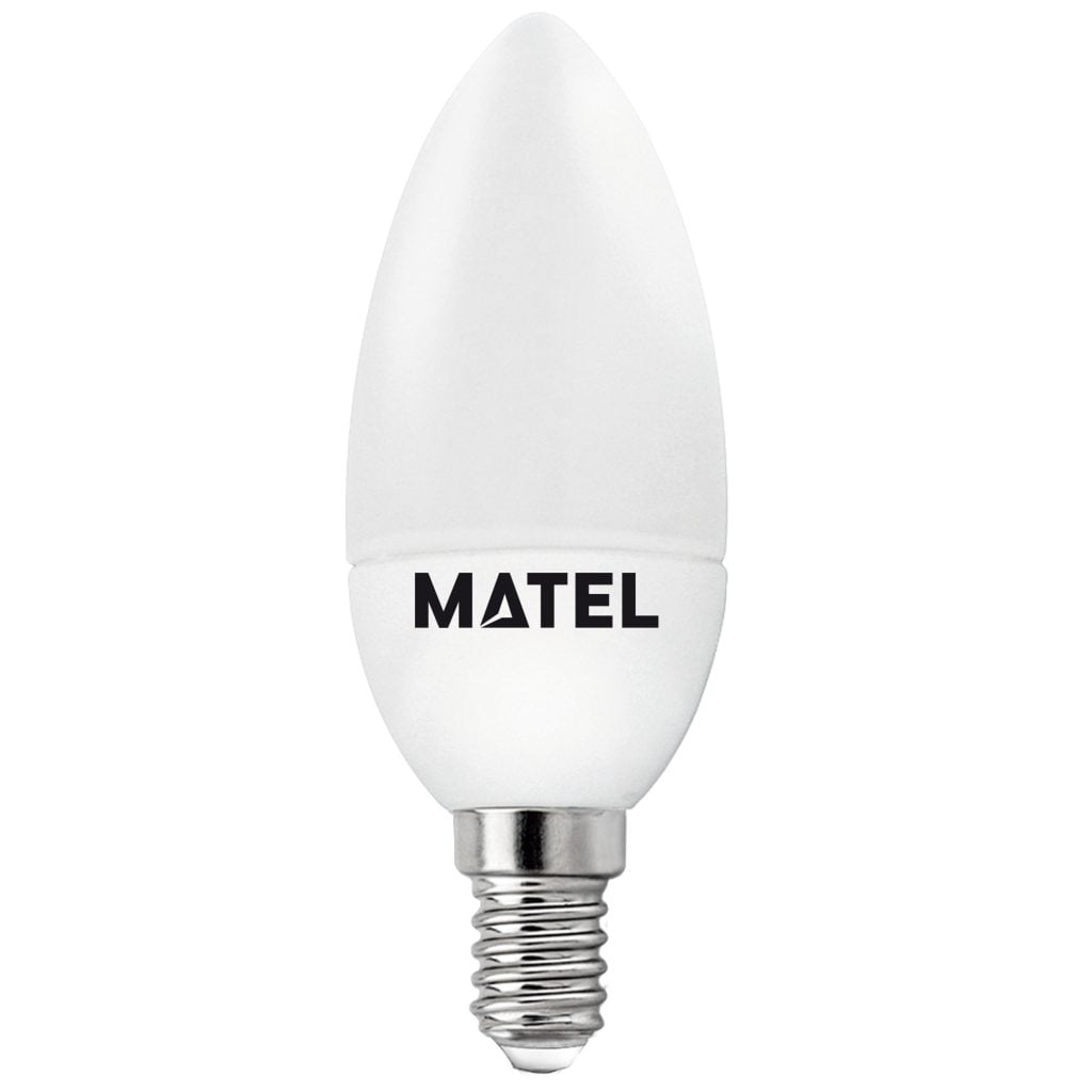 BOMBILLA LED MATEL VELA E14 4W FRÍA