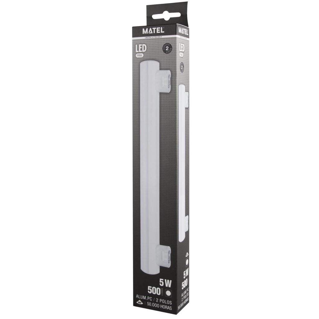 LINESTRA LED MATEL 30CM 5W 2POLOS FRÍA - Imagen 2