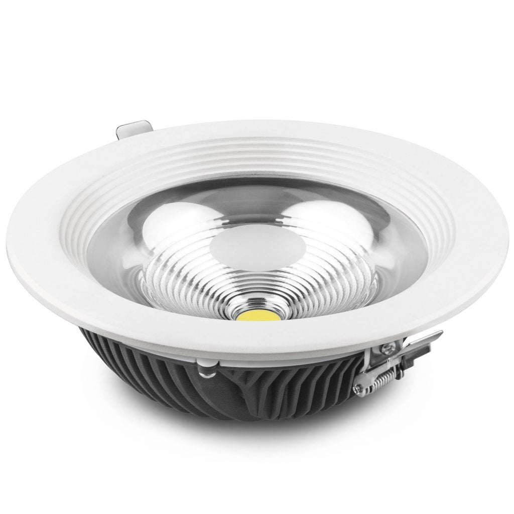 DOWNLIGHT LED MATEL ALUMINIO BLANCO EMPOTRAR 40W FRÍA