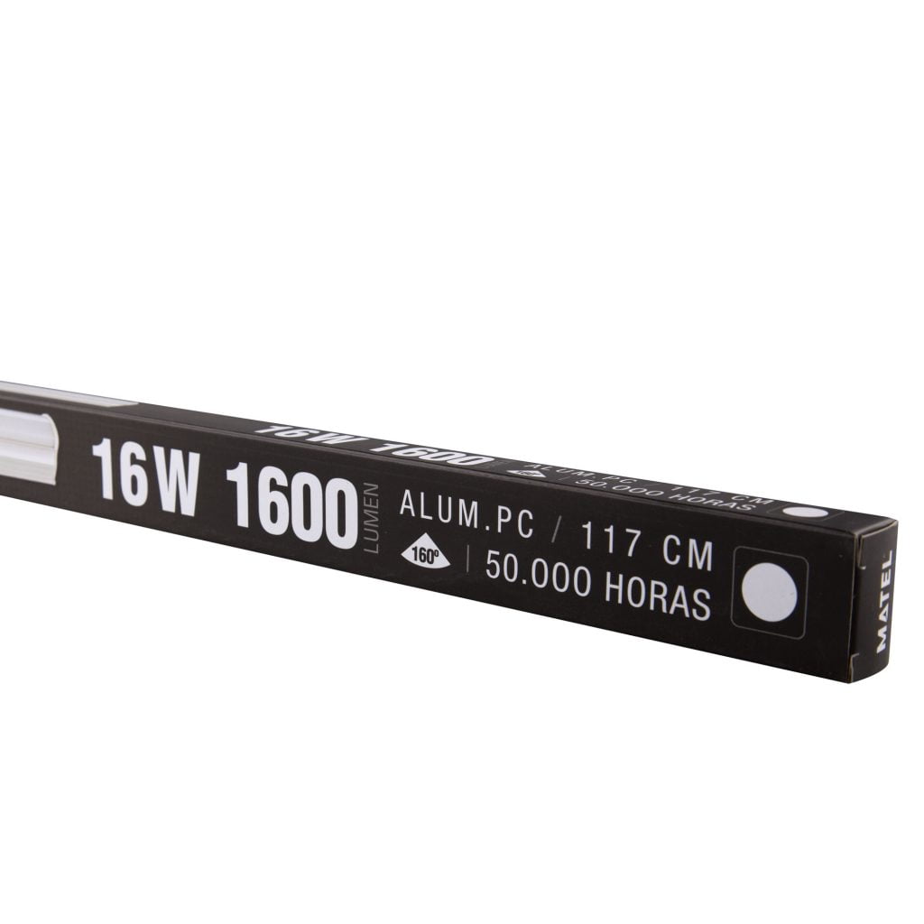 REGLETA LED MATEL INTEGRADO MATEL 16W 117CM FRÍA - Imagen 2