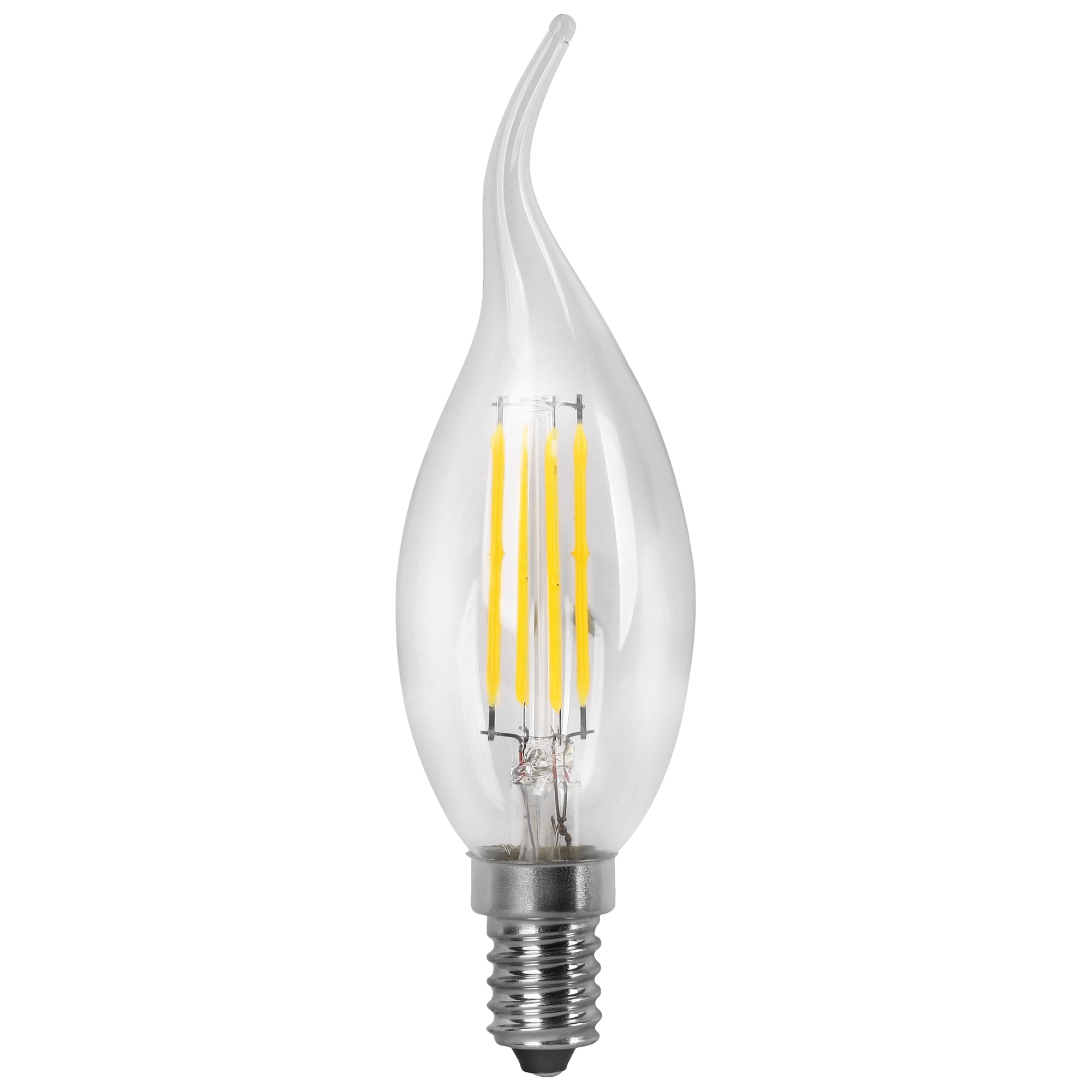 BOMBILLA LED MATEL FILAMENTO E14 FLAMA 4W CÁLIDA CLARA