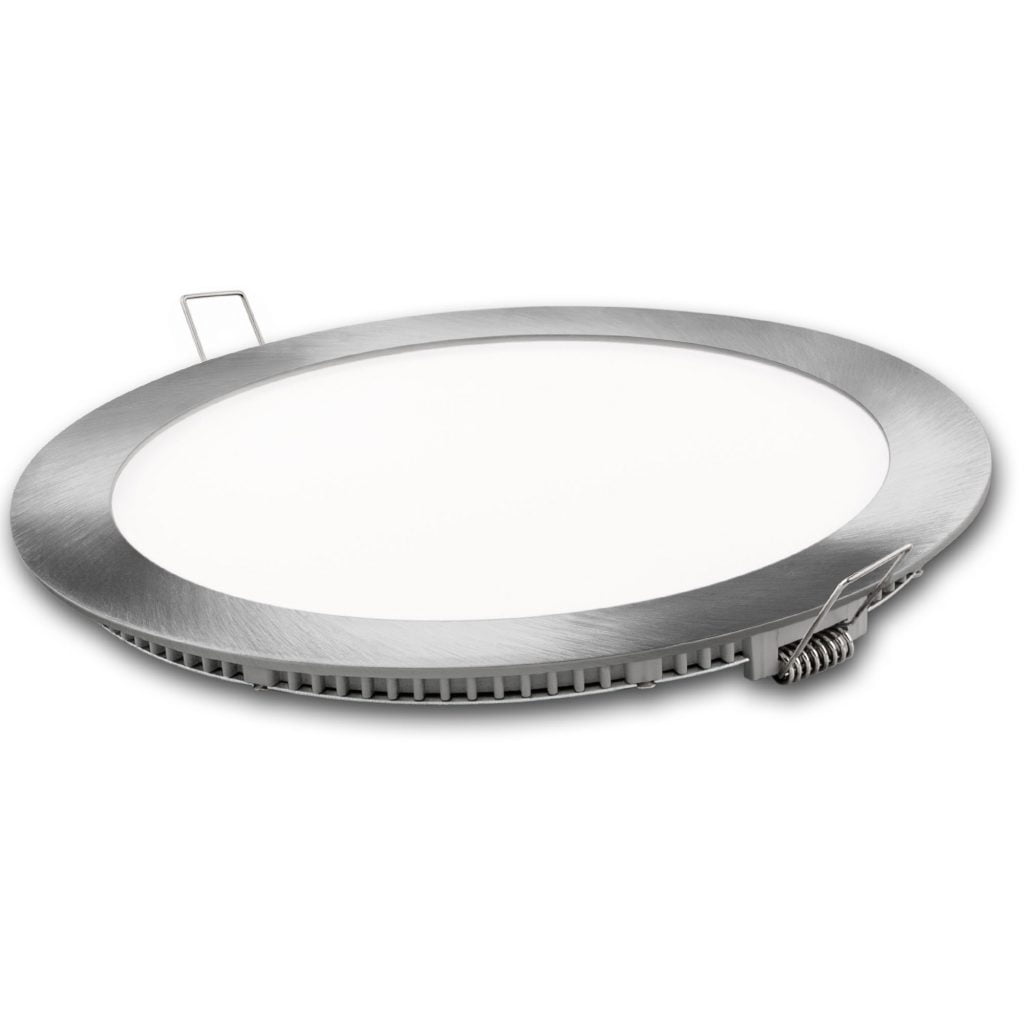 DOWNLIGHT LED MATEL REDONDO PLATA 15W NEUTRA