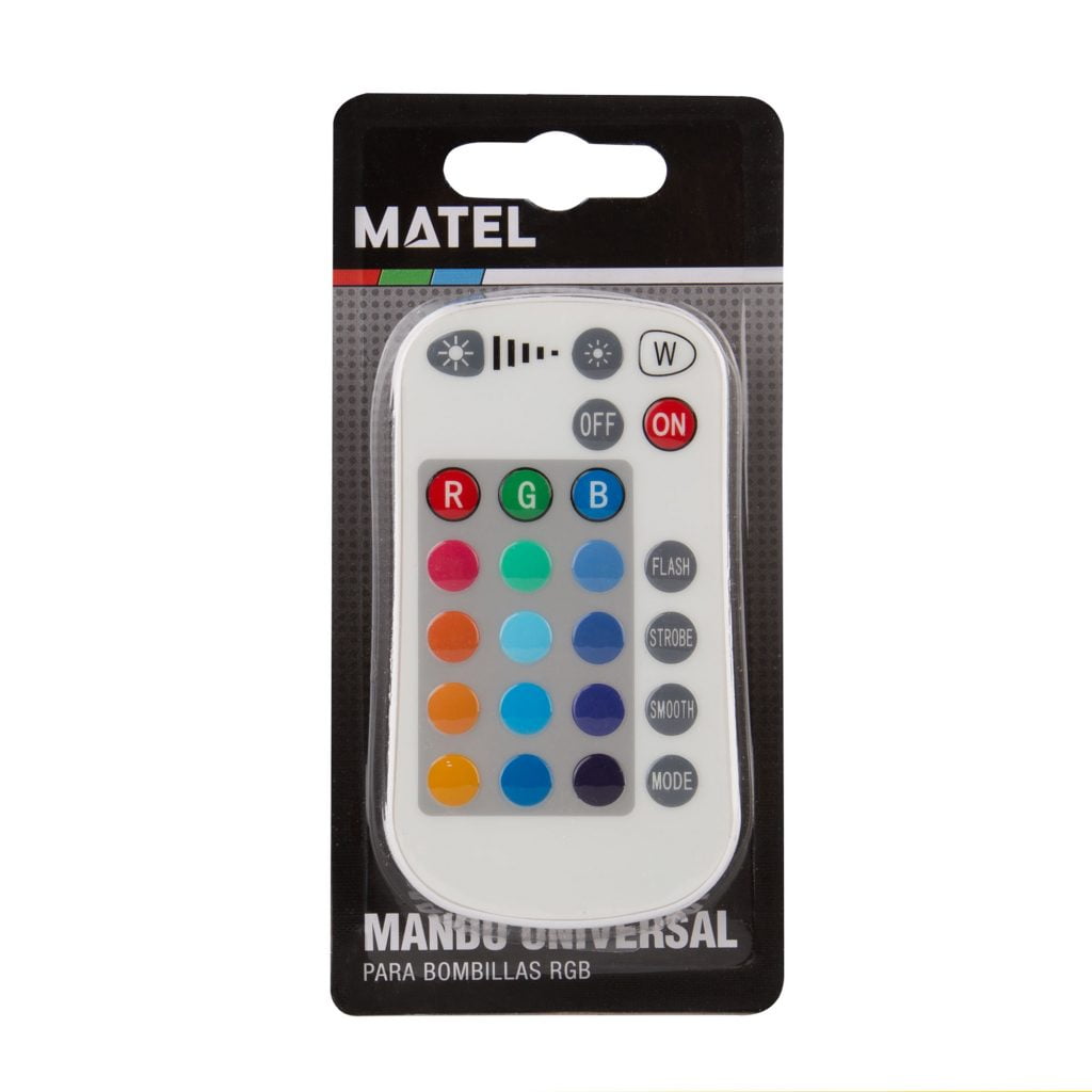 MANDO UNIVERSAL PARA BOMBILLAS LED MATEL RGB - Imagen 2