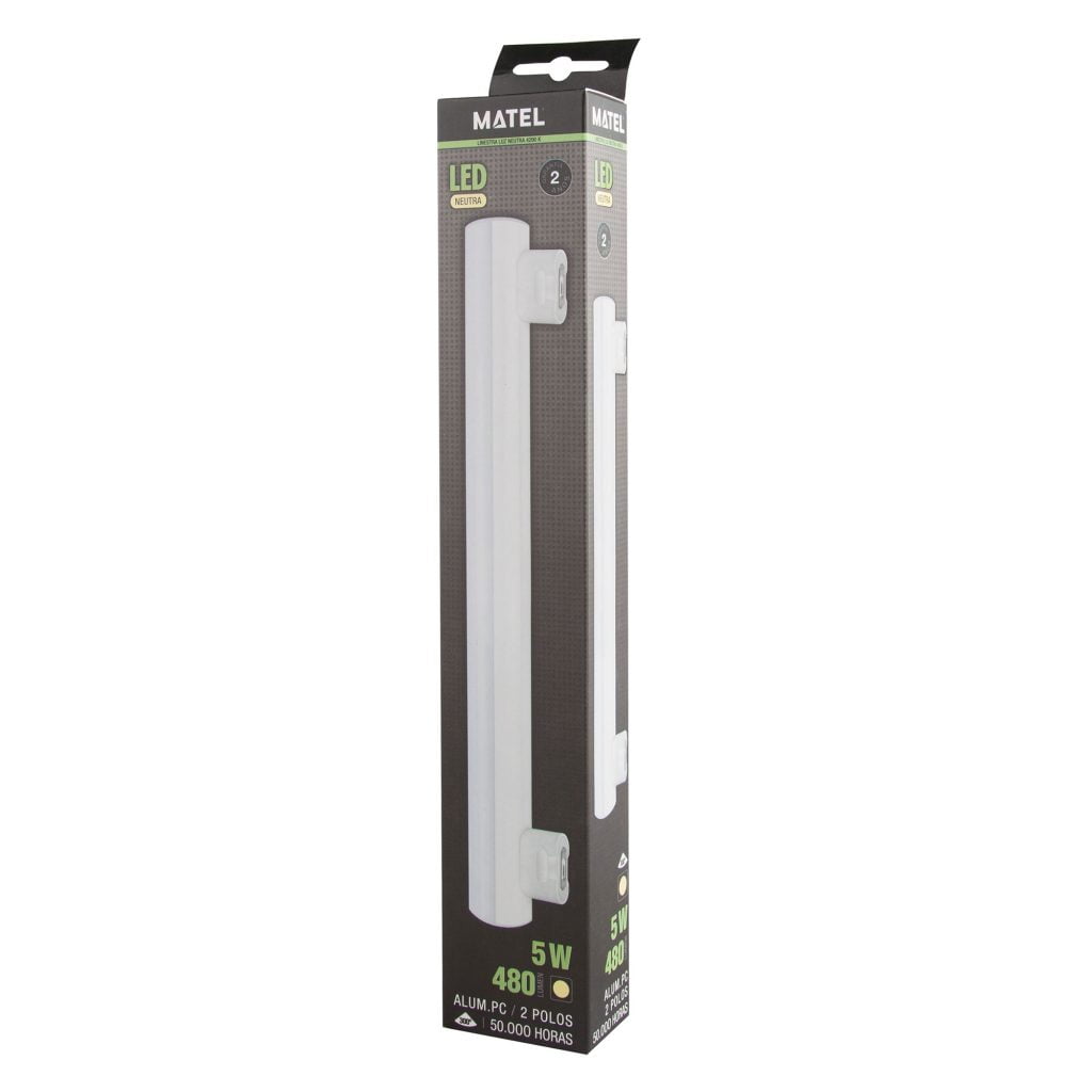 LINESTRA LED MATEL 30CM 5W 2POLOS NEUTRA - Imagen 2