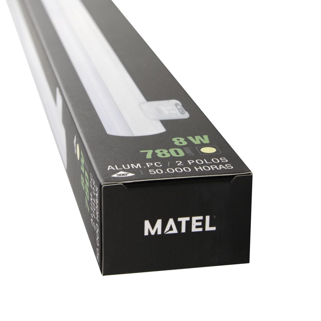 LINESTRA LED MATEL 50CM 8W 2POLOS NEUTRA - Imagen 2