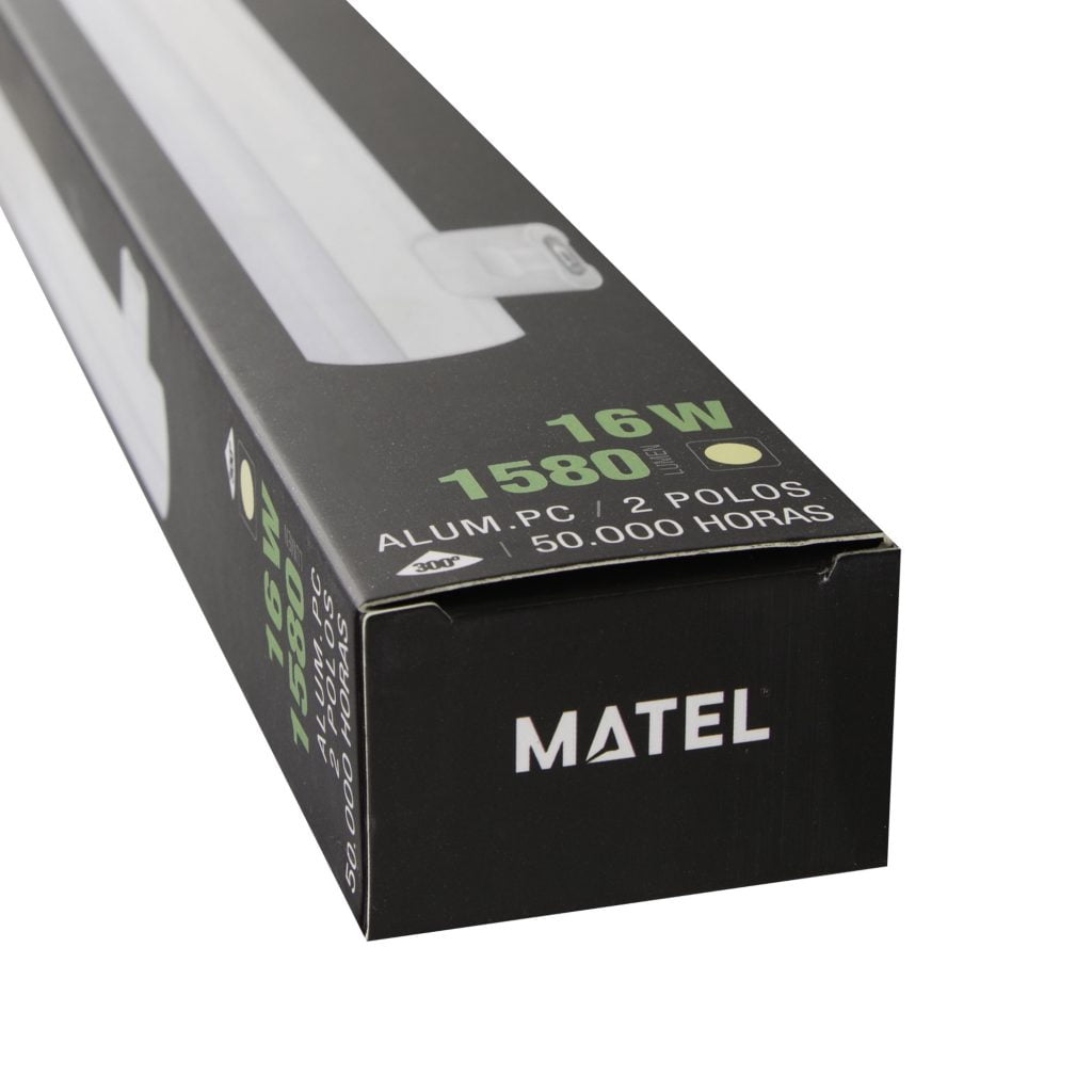 LINESTRA LED MATEL 100CM 16W 2POLOS NEUTRA - Imagen 2