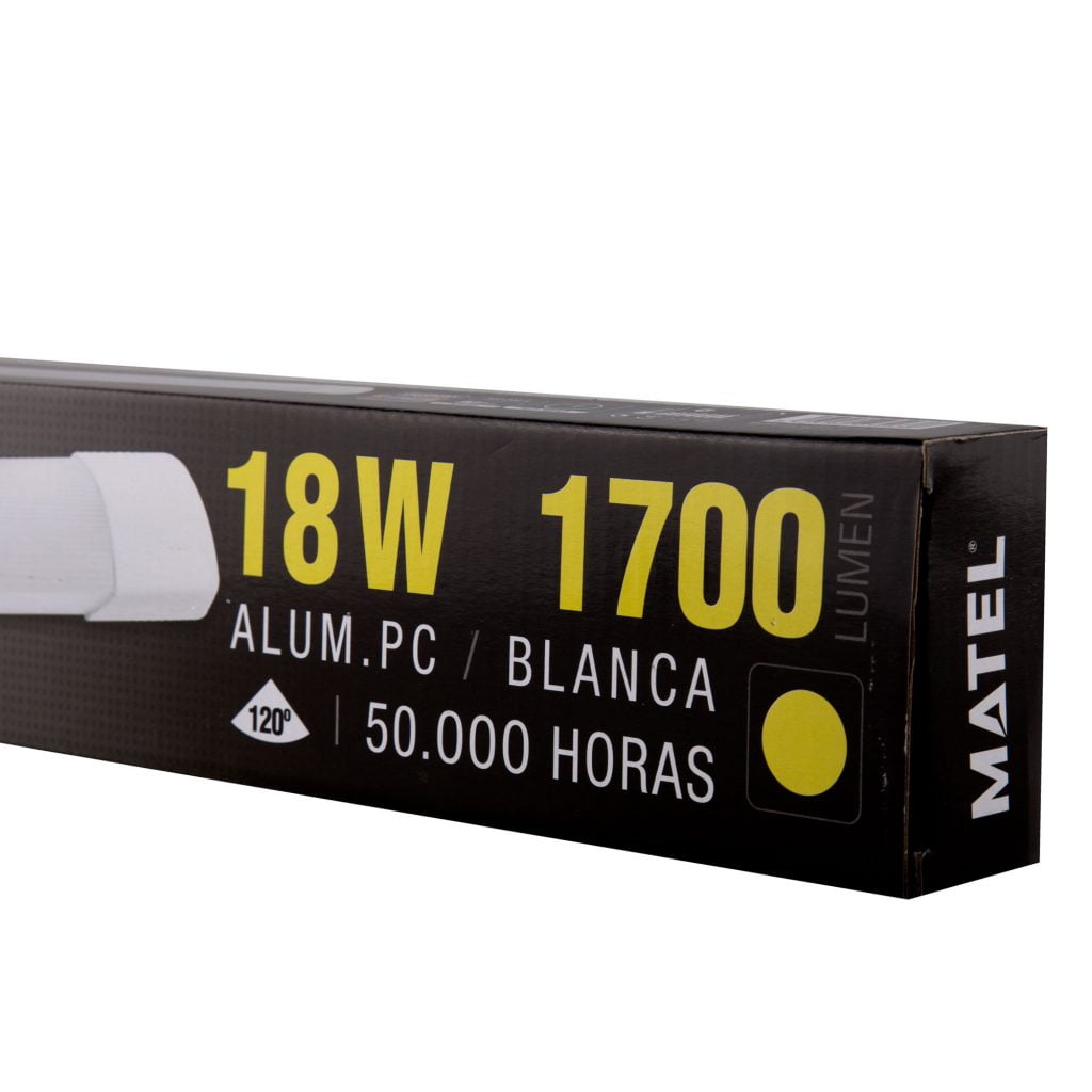 PANTALLA LED INTEGRADO MATEL BLANCA 18W 60CM CÁLIDA - Imagen 2