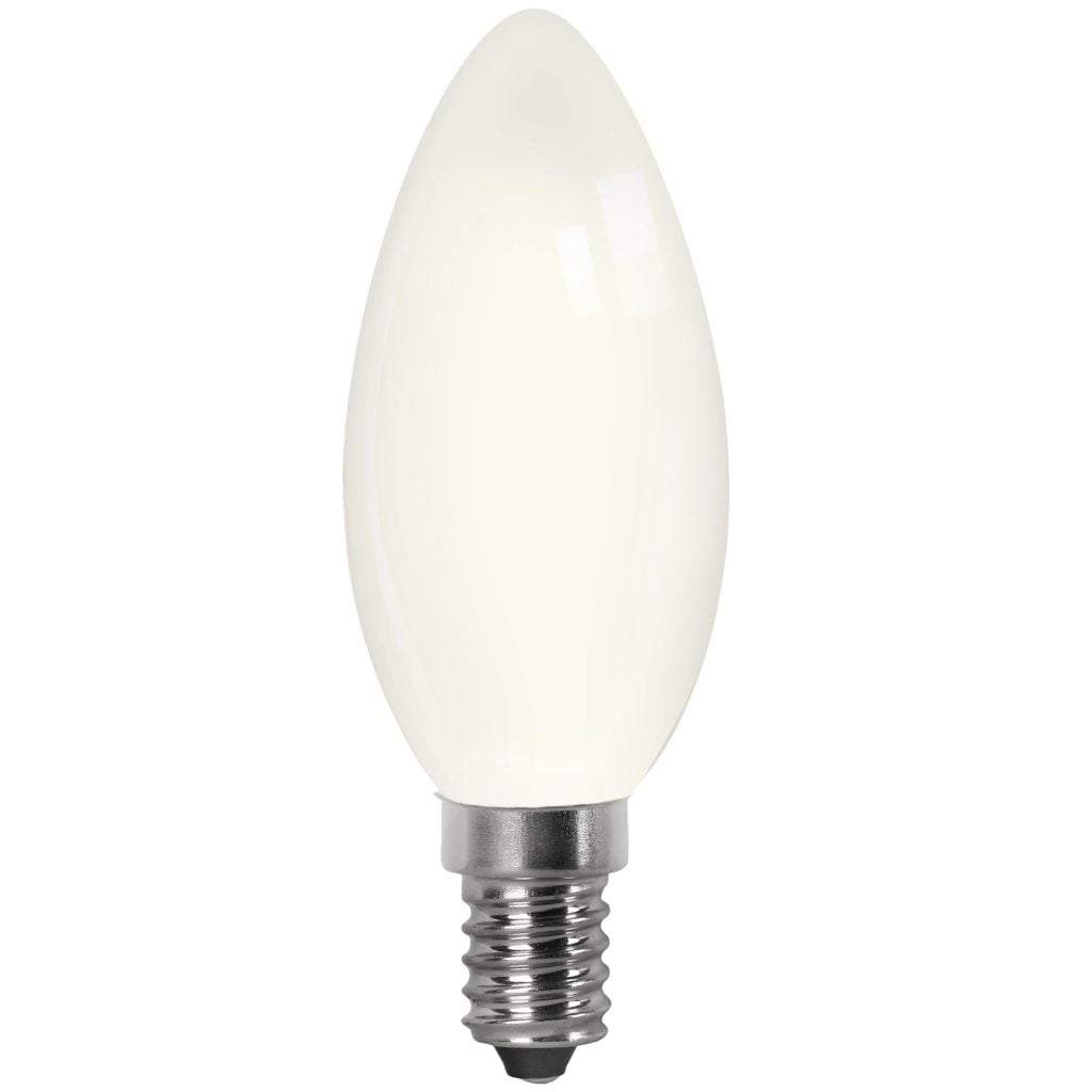BOMBILLA LED MATEL FILAMENTO E14 VELA 4W CÁLIDA OPAL