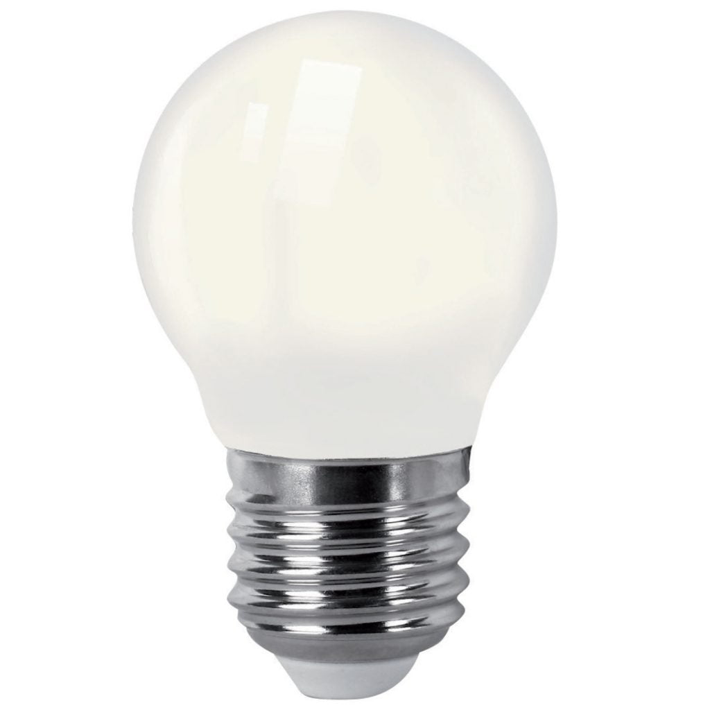 BOMBILLA LED MATEL FILAMENTO E27 G45 4W CÁLIDA OPAL