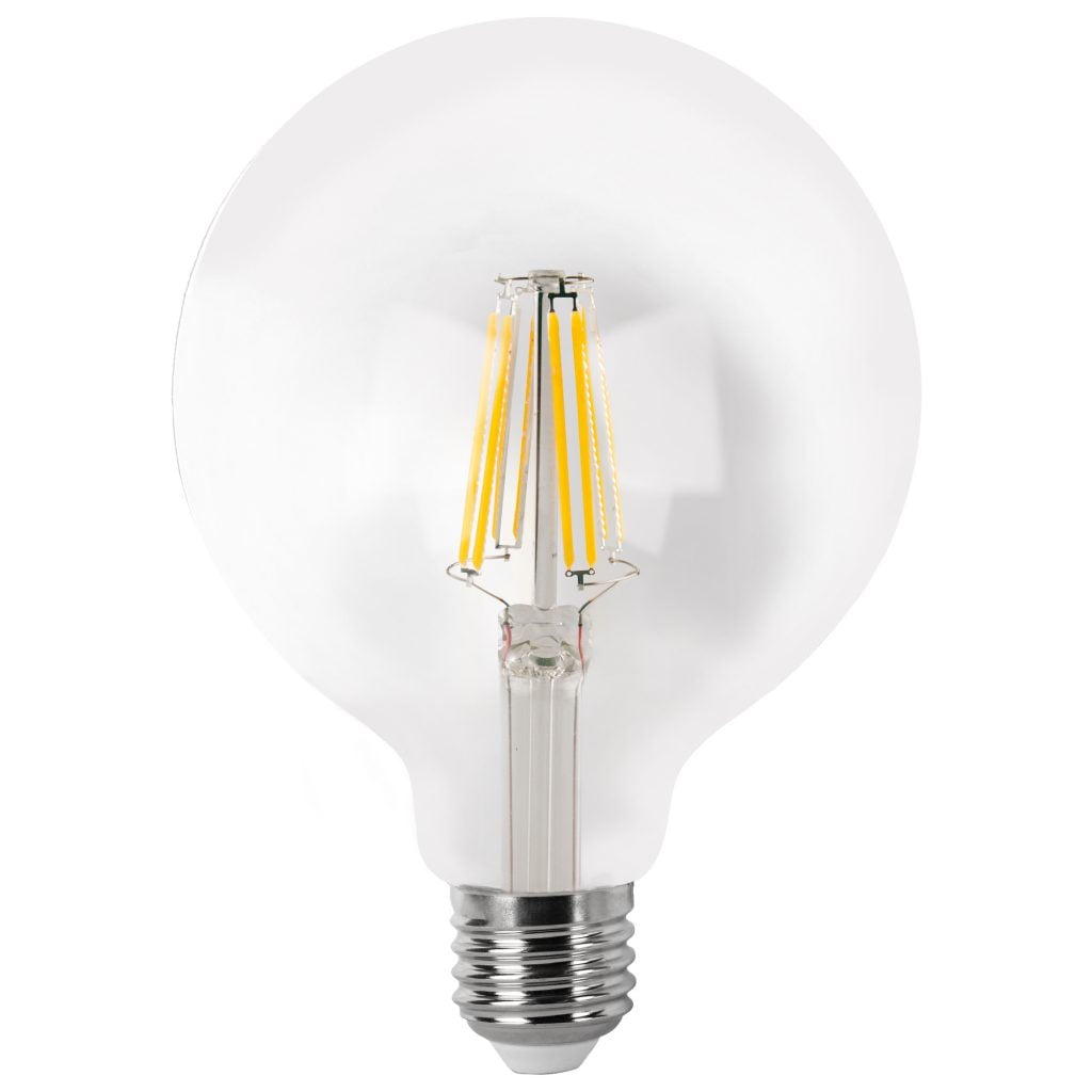 BOMBILLA LED MATEL FILAMENTO E27 G95 4W FRÍA CLARA