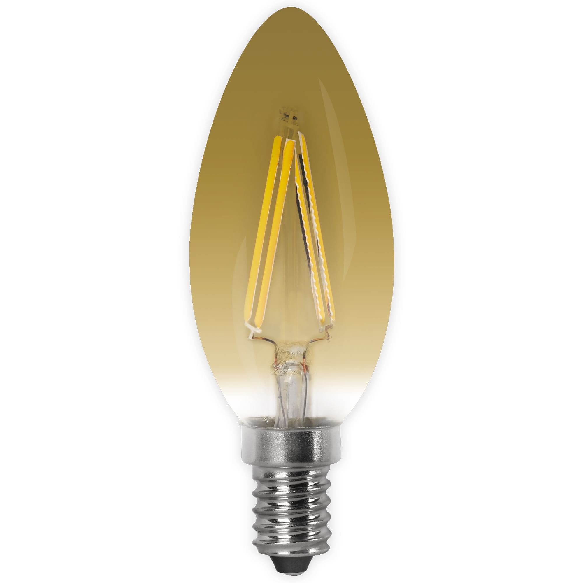 BOMBILLA LED MATEL FILAMENTO E14 VELA VINTAGE 4W