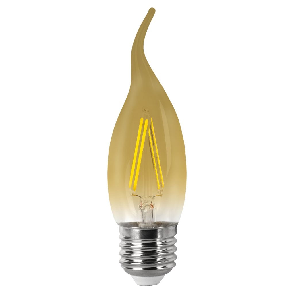 BOMBILLA LED MATEL FILAMENTO E27 FLAMA VINTAGE 4W