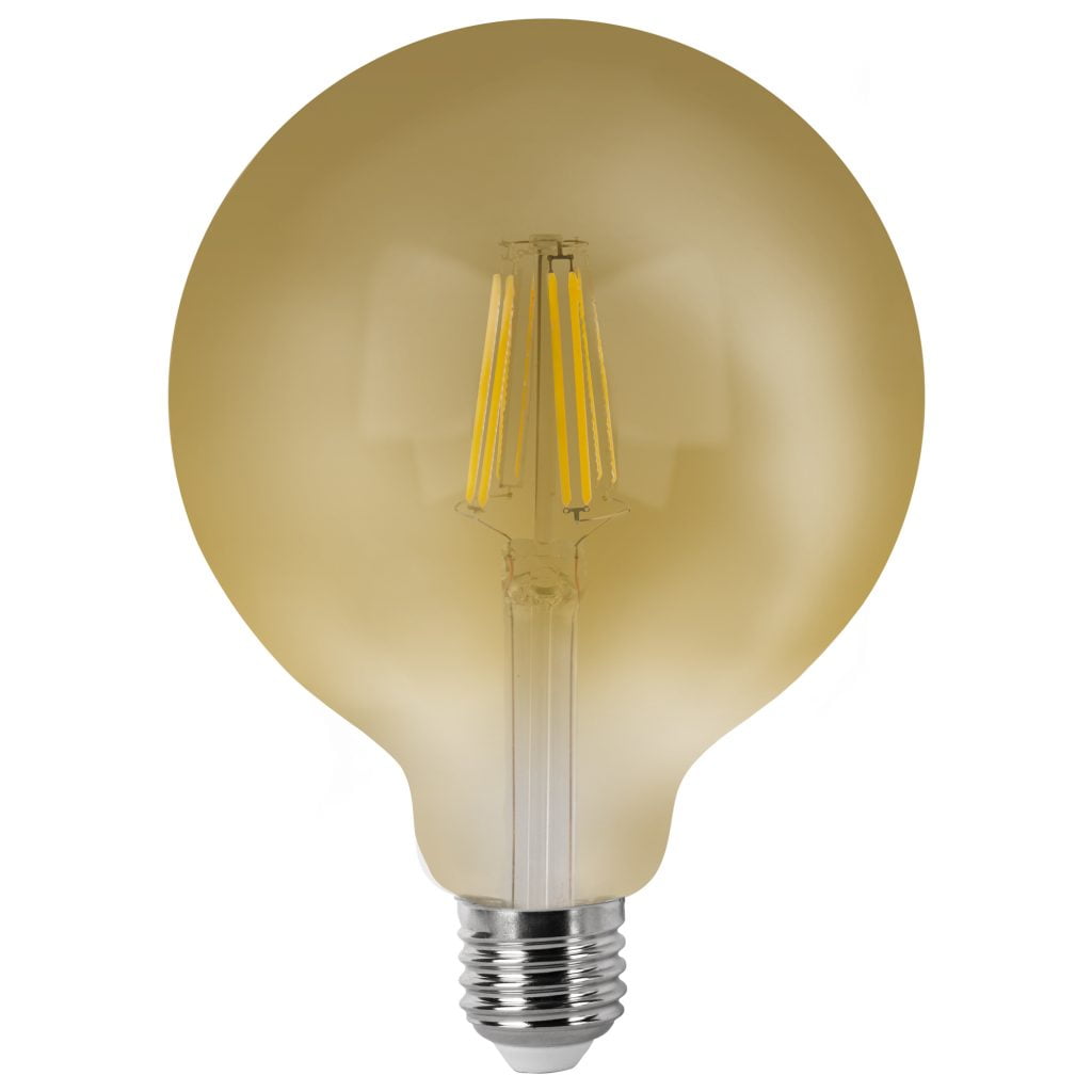 BOMBILLA LED MATEL FILAMENTO E27 G125 VINTAGE 6W