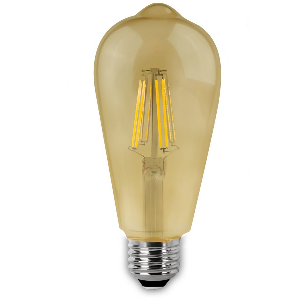 BOMBILLA LED MATEL FILAMENTO E27 PERA VINTAGE 6W