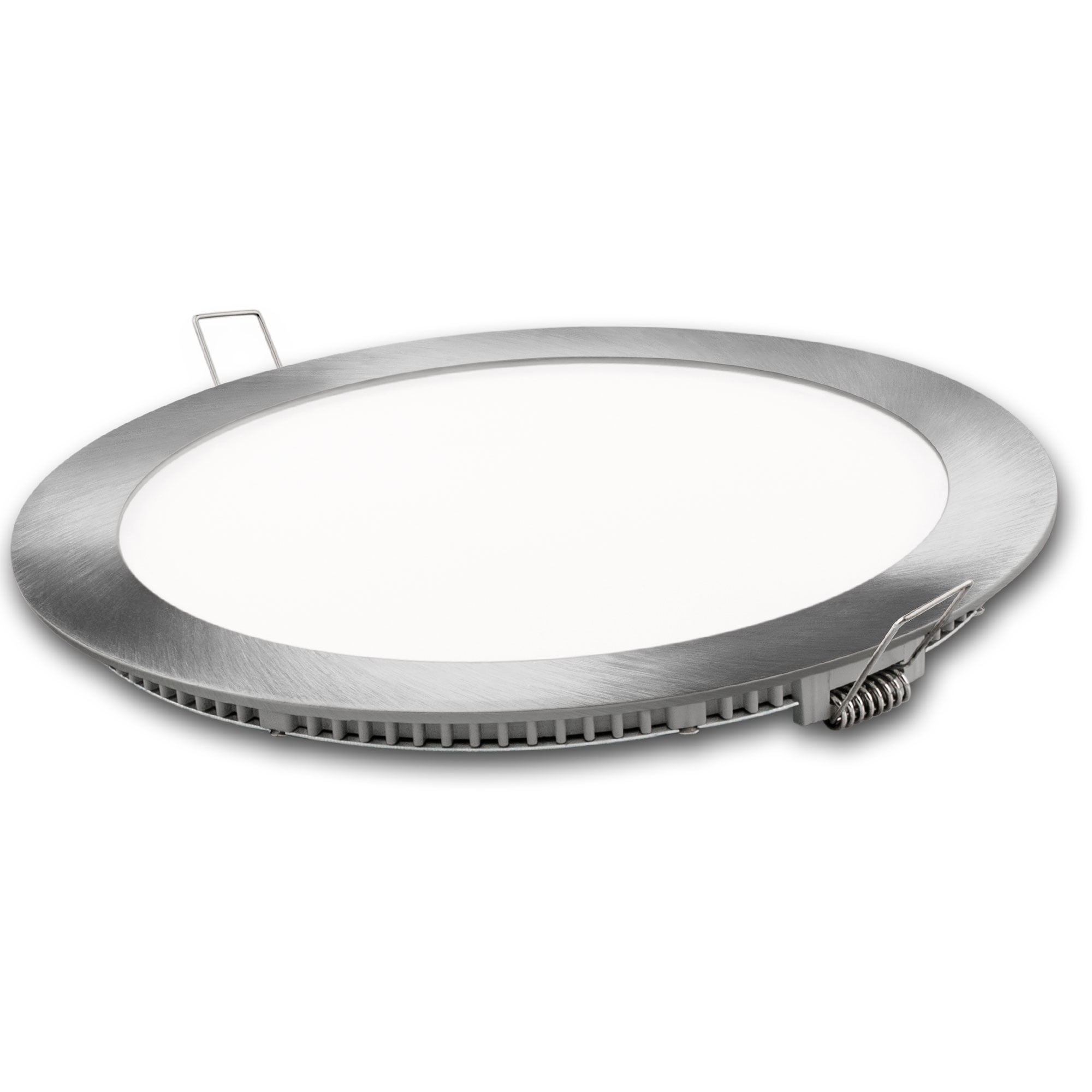 DOWNLIGHT LED MATEL REDONDO PLATA 24W NEUTRA