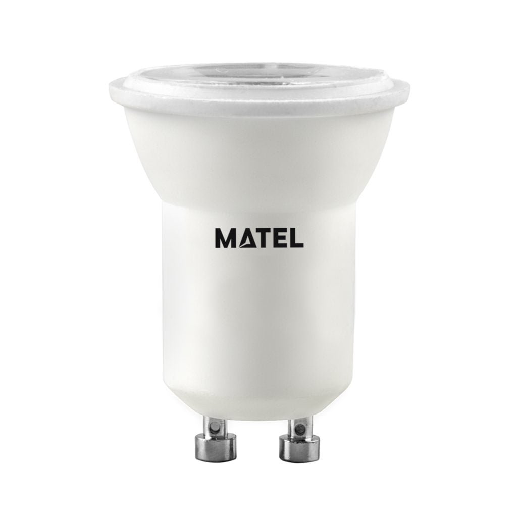 BOMBILLA LED MATEL DICROICA GU10 3W CÁLIDA