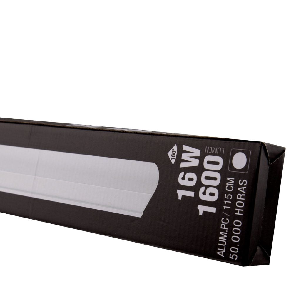 REGLETA LED MATEL CON INTERRUPTOR 16W 115CM FRÍA - Imagen 2