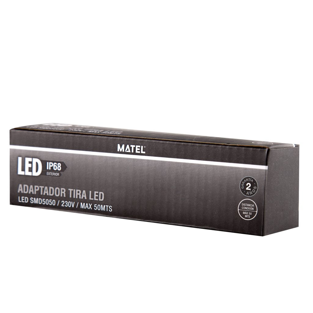 ADAPTADOR TIRA LED MATEL 230V IP68 50METROS - Imagen 2