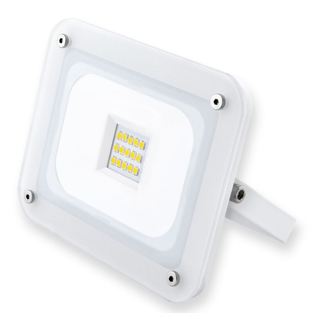 PROYECTOR LED MATEL PLANO BLANCO IP65 10W CÁLIDA