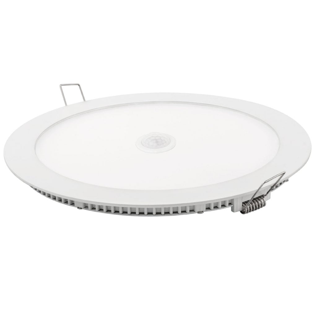 DOWNLIGHT LED MATEL REDONDO BLANCO SENSOR 18W FRÍA