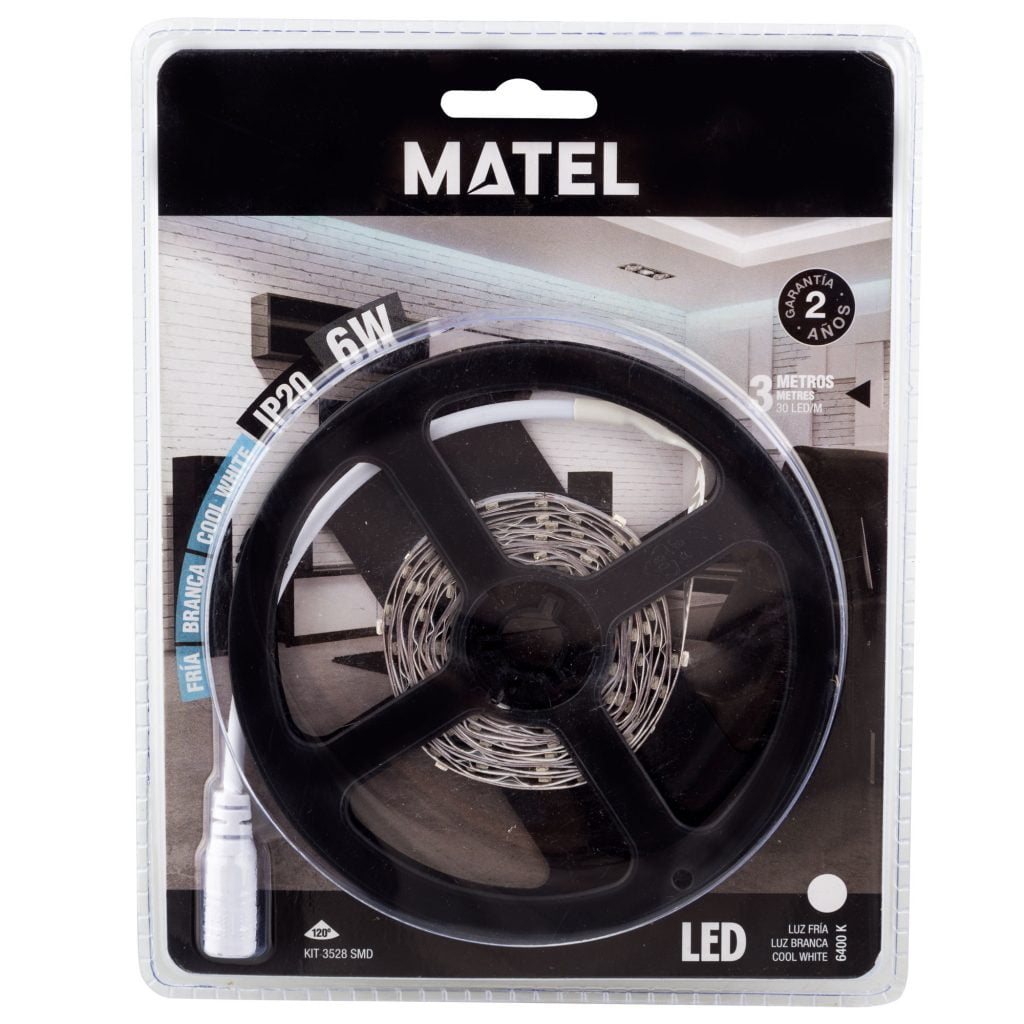 TIRA LED MATEL 12V IP20 3METROS 6W FRÍA - Imagen 2