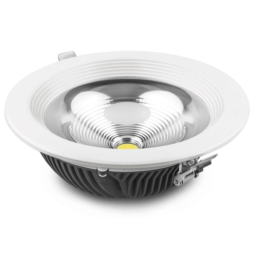 DOWNLIGHT LED MATEL ALUMINIO BLANCO EMPOTRAR 40W NEUTRA
