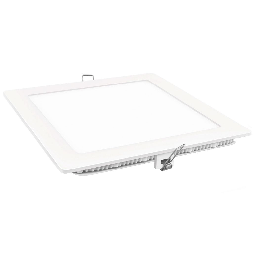 DOWNLIGHT LED MATEL CUADRADO BLANCO 9W CÁLIDA