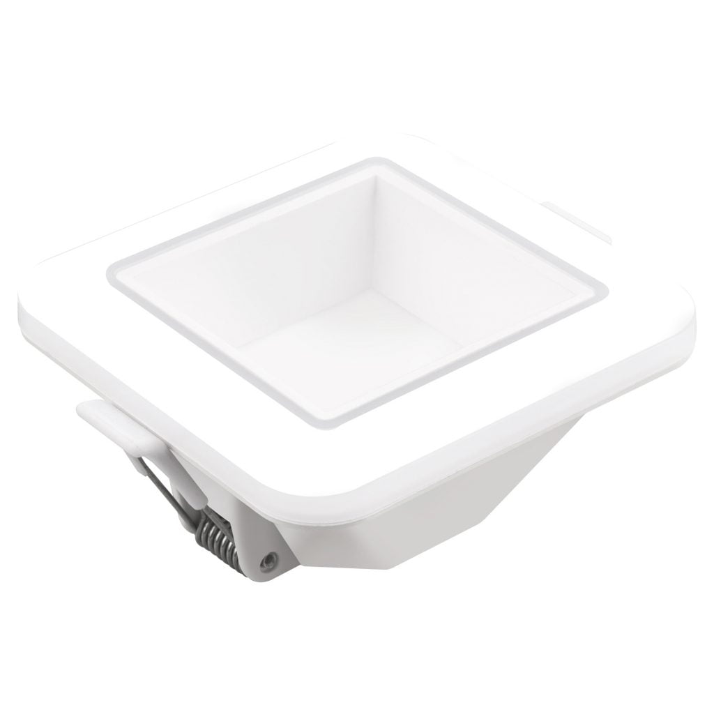 ARO LED MATEL CUADRADO 3 INTENSIDADES 8W FRÍA - Imagen 2