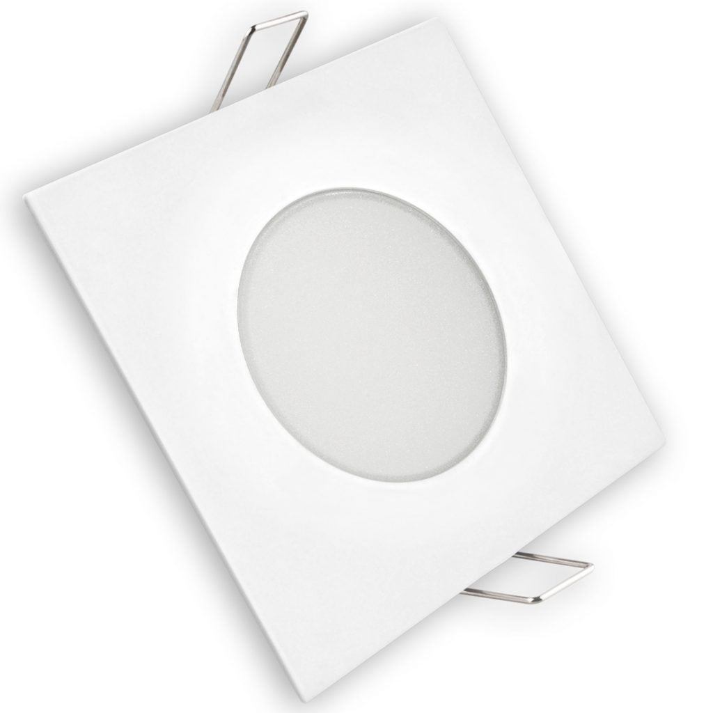 ARO LED MATEL FIJO IP65 CUADRADO BLANCO 8W FRÍA