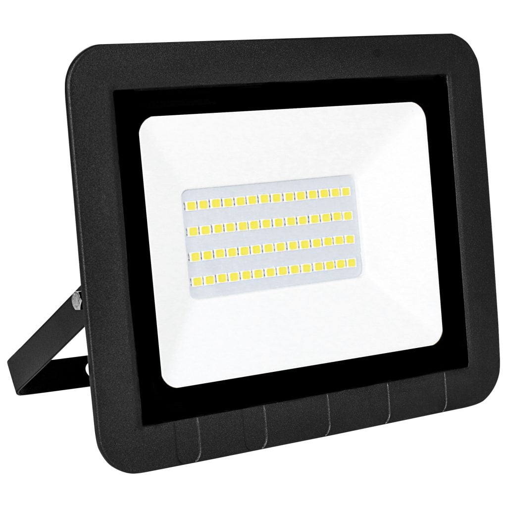 PROYECTOR LED MATEL PLANO NEGRO IP65 30W FRÍA