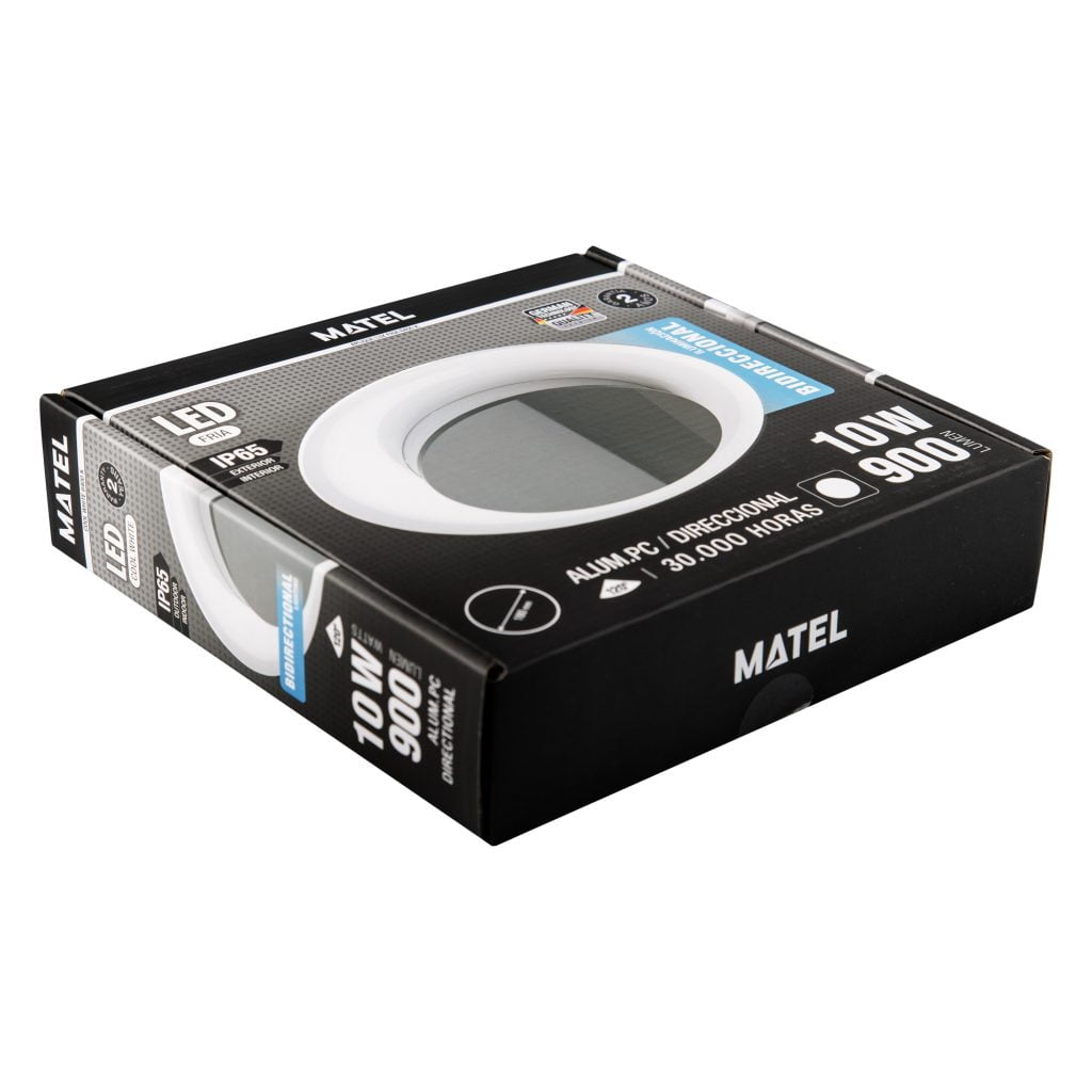 APLIQUE LED MATEL BIDIRECCIONAL IP65 REDONDO 10W FRÍA - Imagen 2