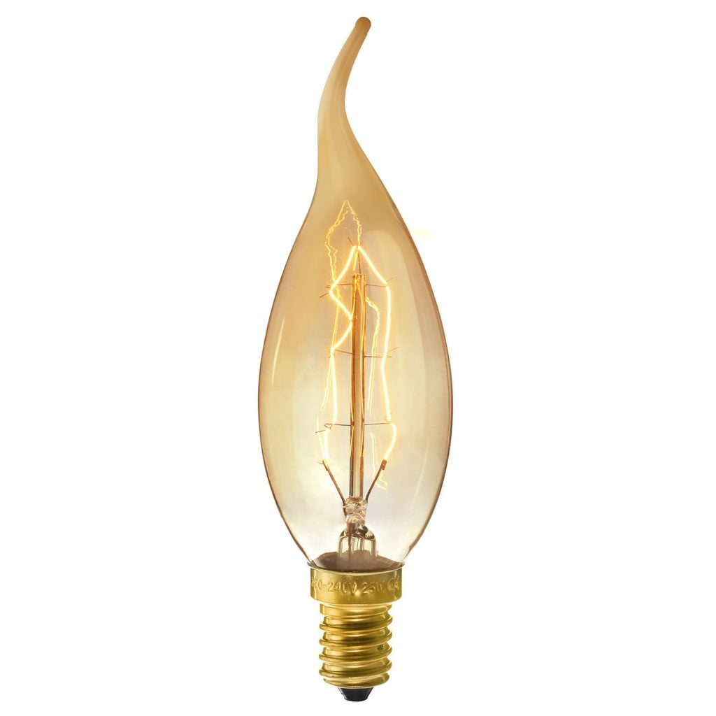BOMBILLA LED MATEL EDISON E14 FLAMA VINTAGE 40W