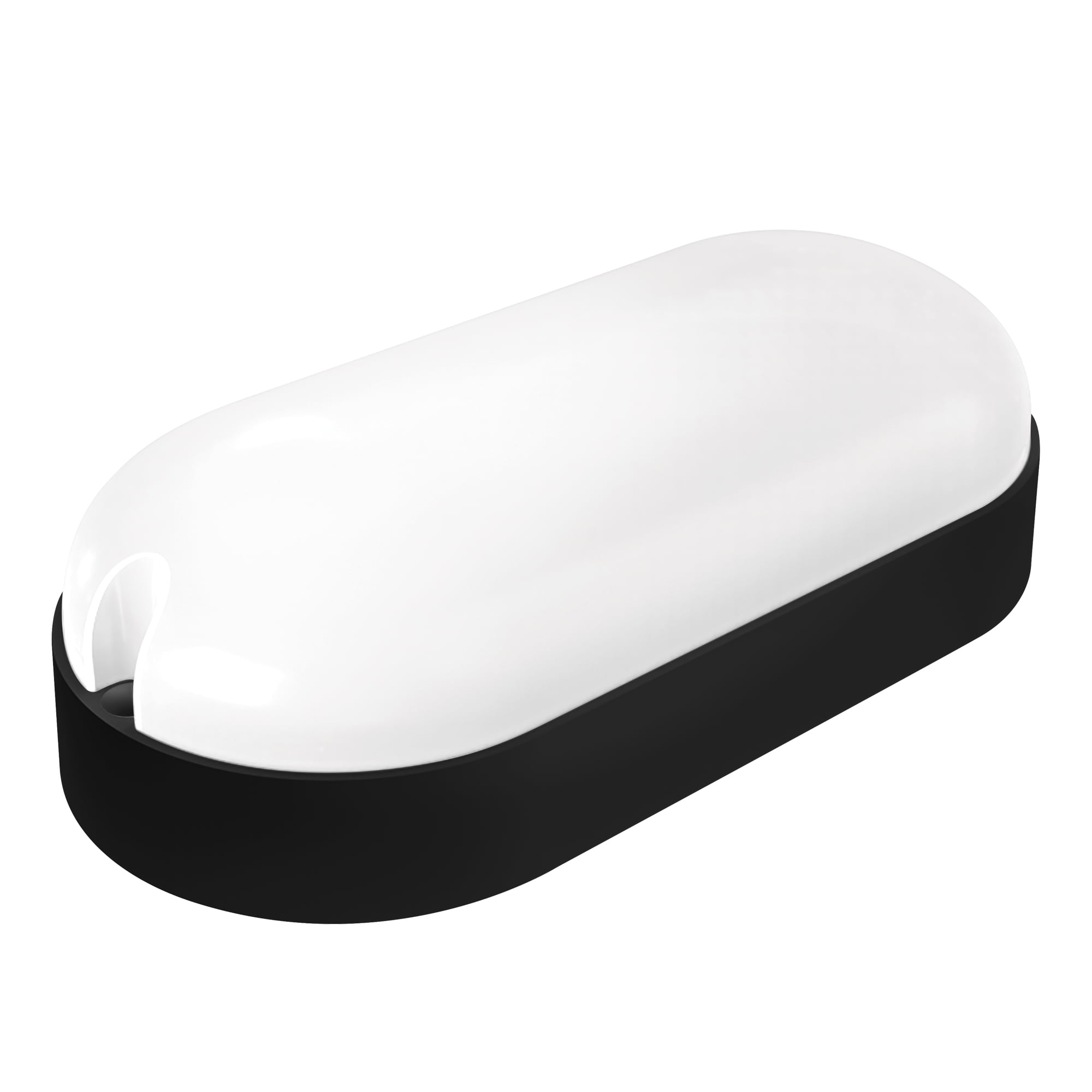 APLIQUE LED MATEL IP65 OVAL NEGRO 7W FRÍA