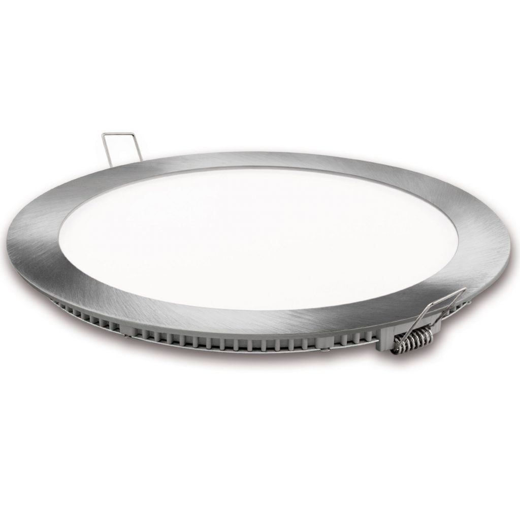 DOWNLIGHT LED MATEL REDONDO GRIS 18W CÁLIDA