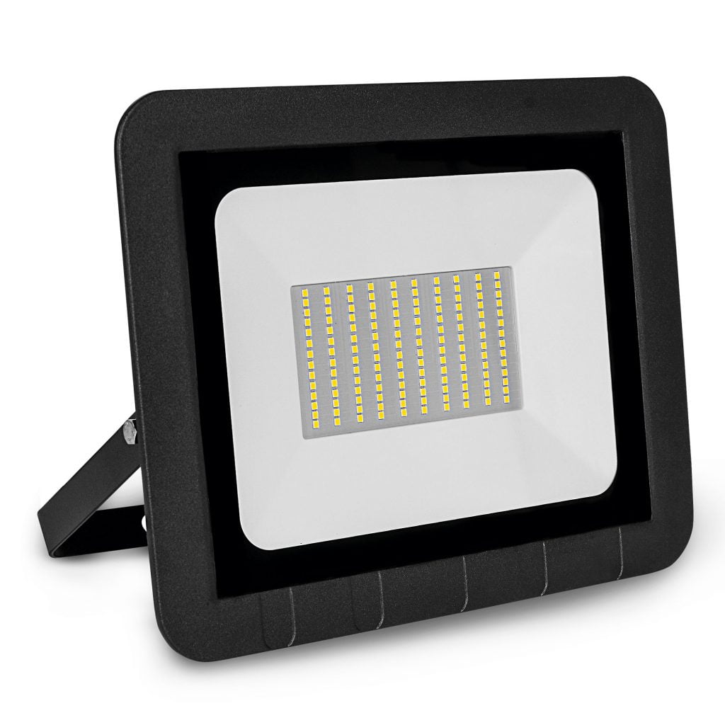PROYECTOR LED MATEL PLANO NEGRO IP65 75W FRÍA