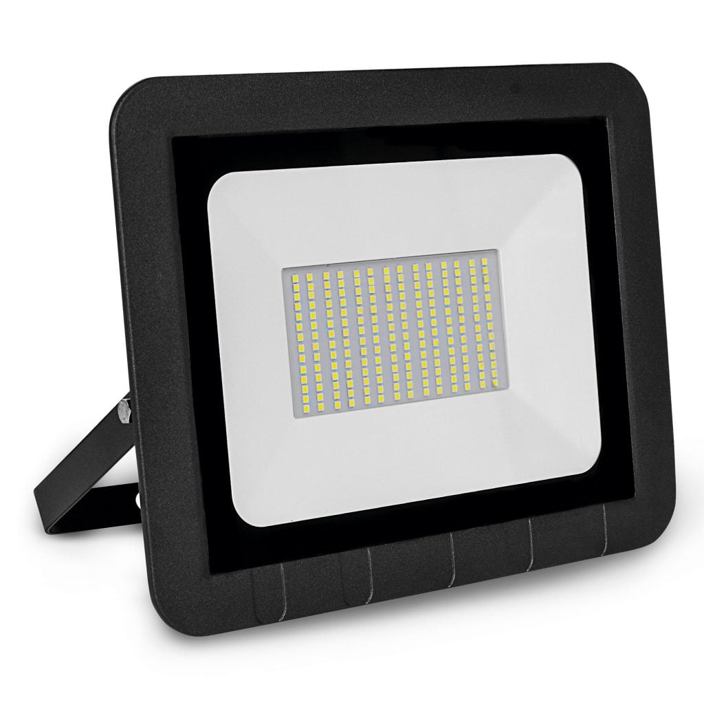 PROYECTOR LED MATEL PLANO NEGRO IP65 100W FRÍA