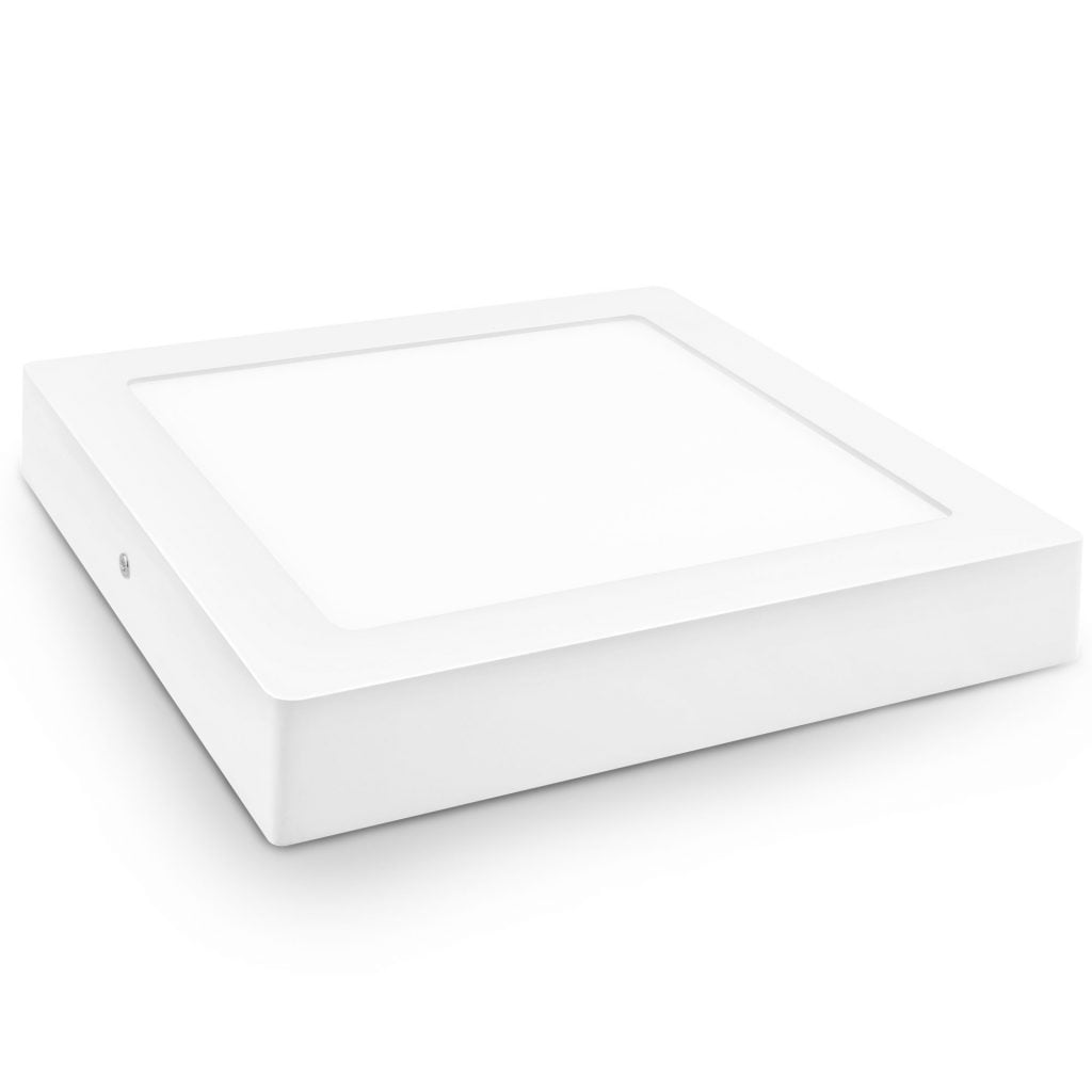 DOWNLIGHT LED MATEL SUPERFICIE CUADRADO BLANCO 6W CÁLIDA