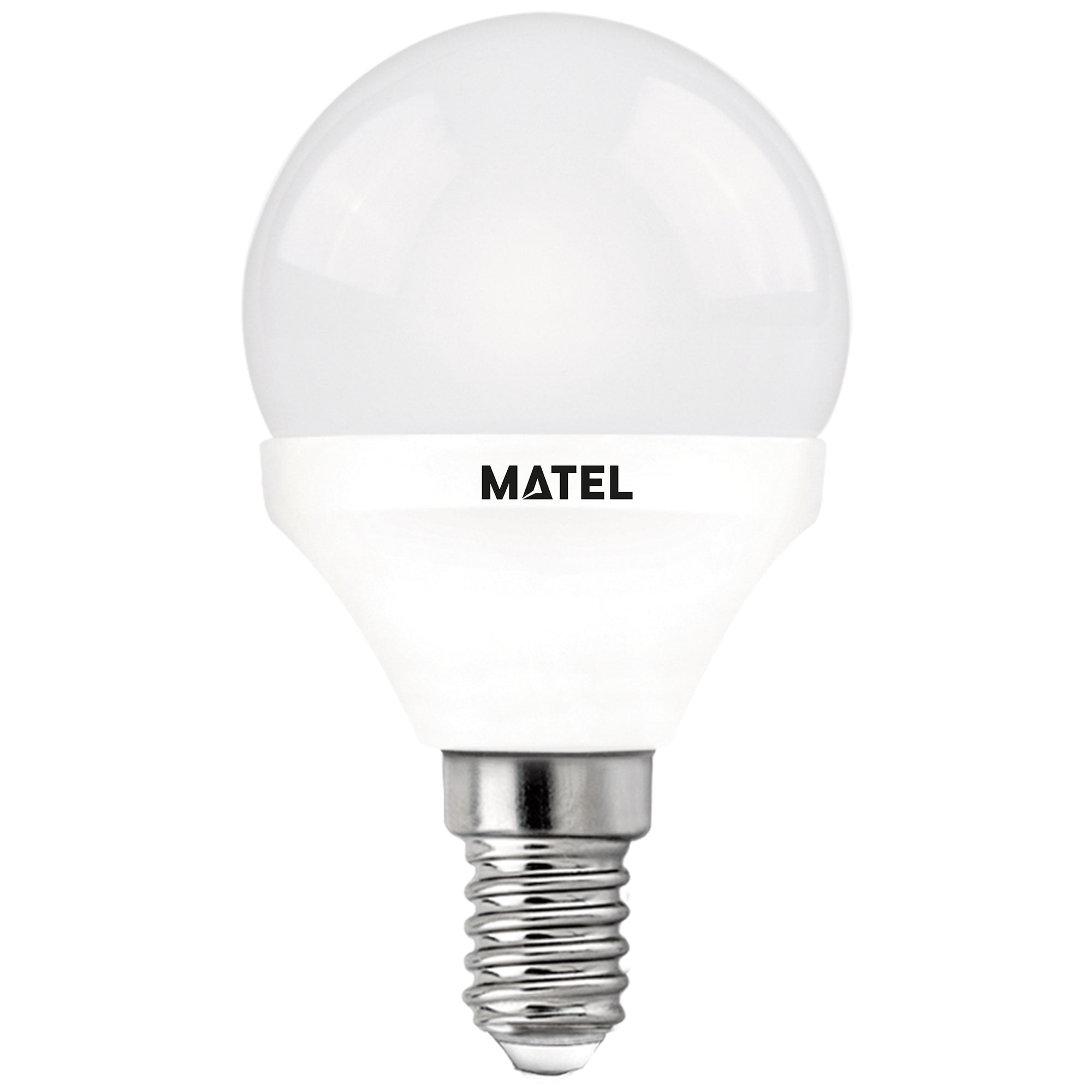 BOMBILLA LED MATEL ESFÉRICA E14 5W FRÍA (3 INTENSIDADES)