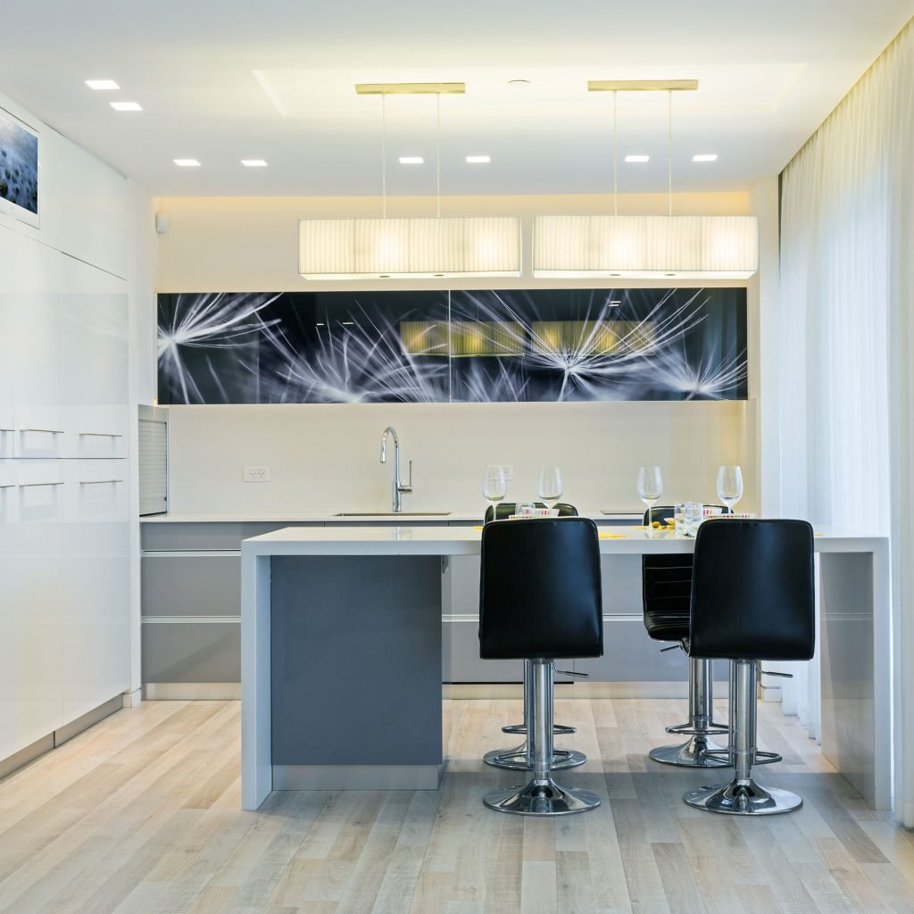 ARO LED MATEL FIJO CUADRADO NÍQUEL 5W FRÍA - Imagen 3
