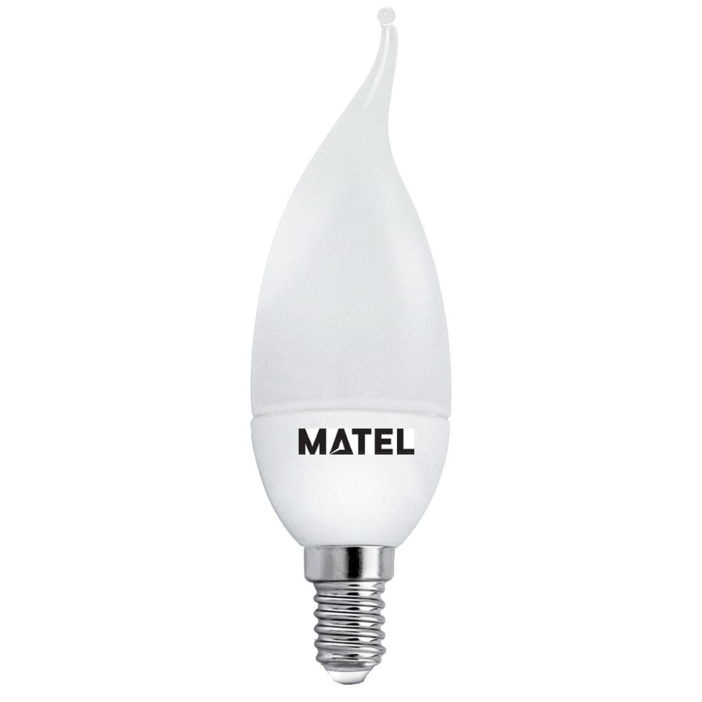 BOMBILLA LED MATEL VELA FLAMA E14 8W NEUTRA