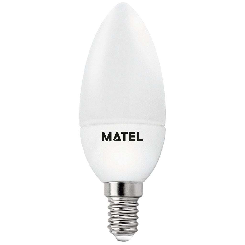 BOMBILLA LED MATEL VELA E14 5W CÁLIDA (3 INTENSIDADES)