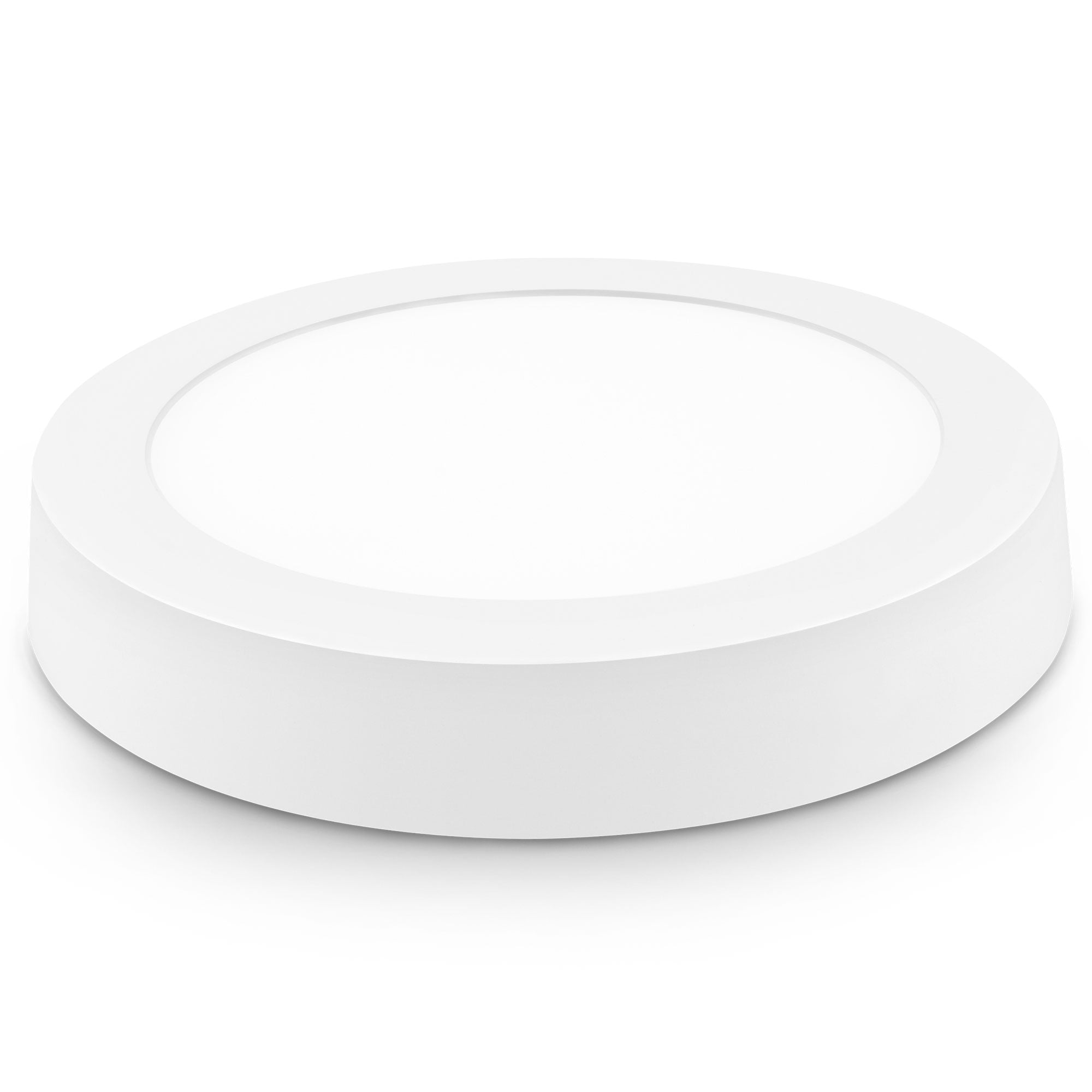 DOWNLIGHT LED MATEL SUPERFICIE REDONDO BLANCO 12W CÁLIDA