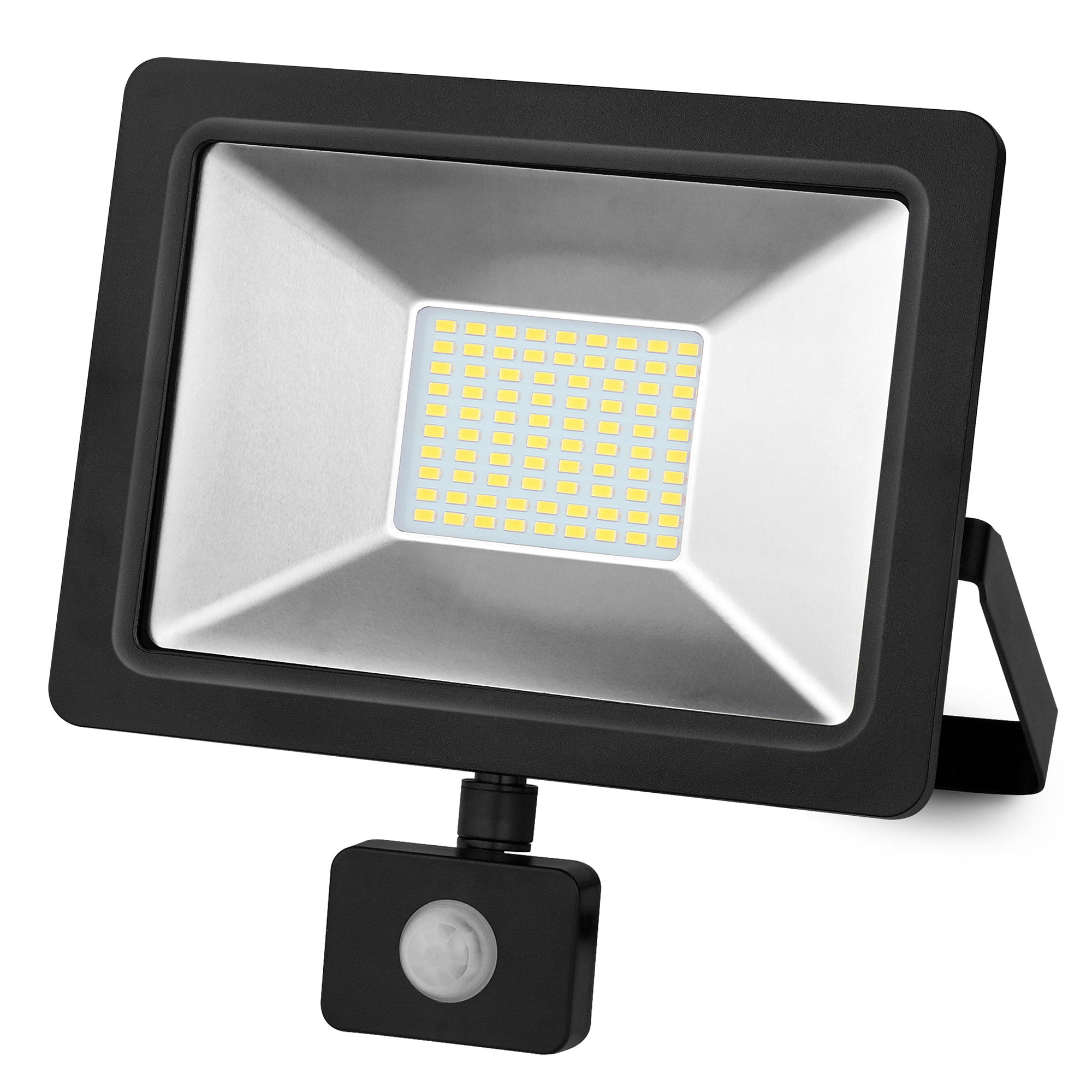 PROYECTOR LED MATEL SENSOR NEGRO IP65 20W CÁLIDA