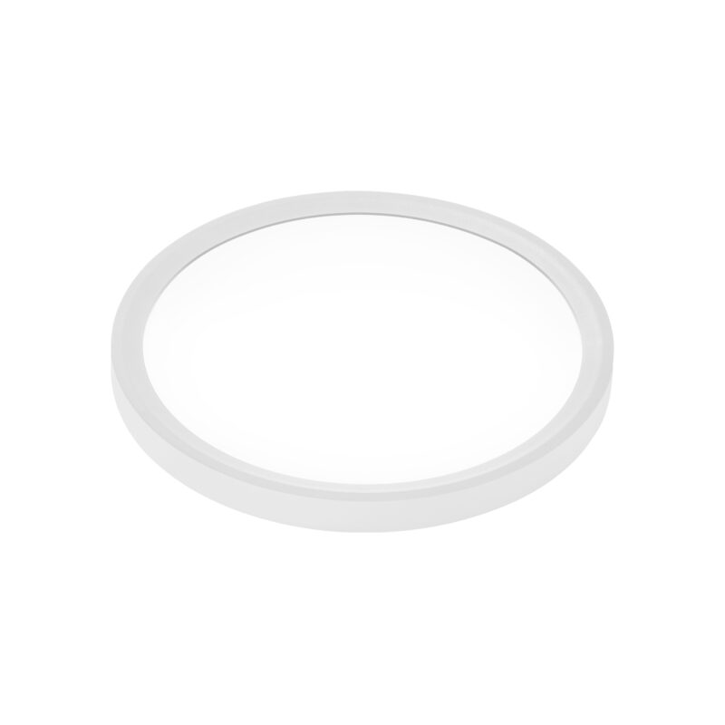 PANEL LED REDONDO SUPERFICIE BLANCO 230MM 18W CCT
