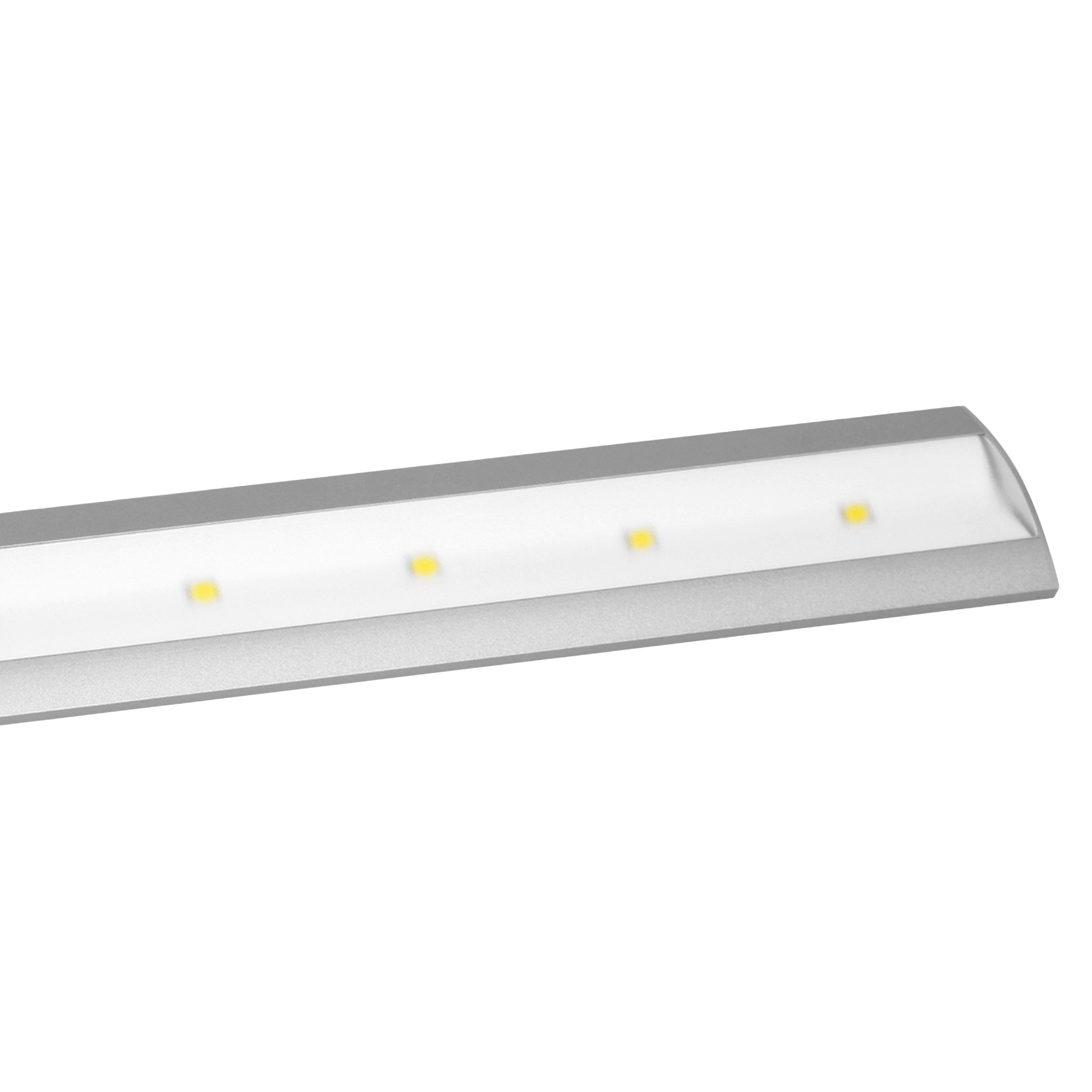 REGLETA LED PLATA CON SENSOR 44 X 5,5CM 7W FRÍA - Imagen 3