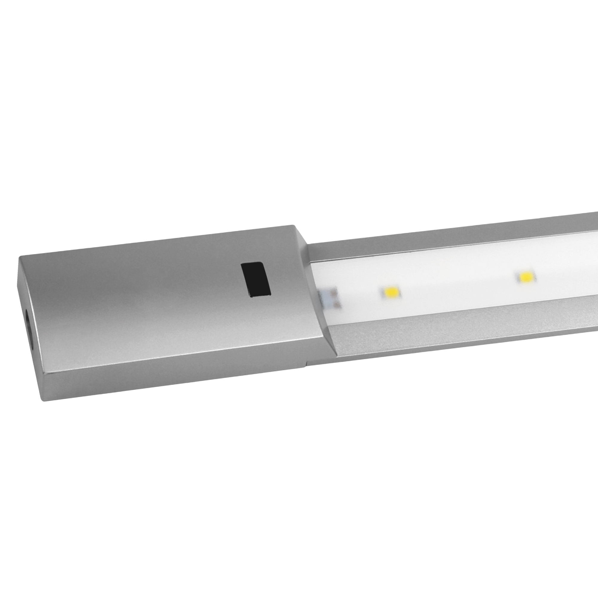 REGLETA LED PLATA CON SENSOR 44 X 5,5CM 7W FRÍA - Imagen 4