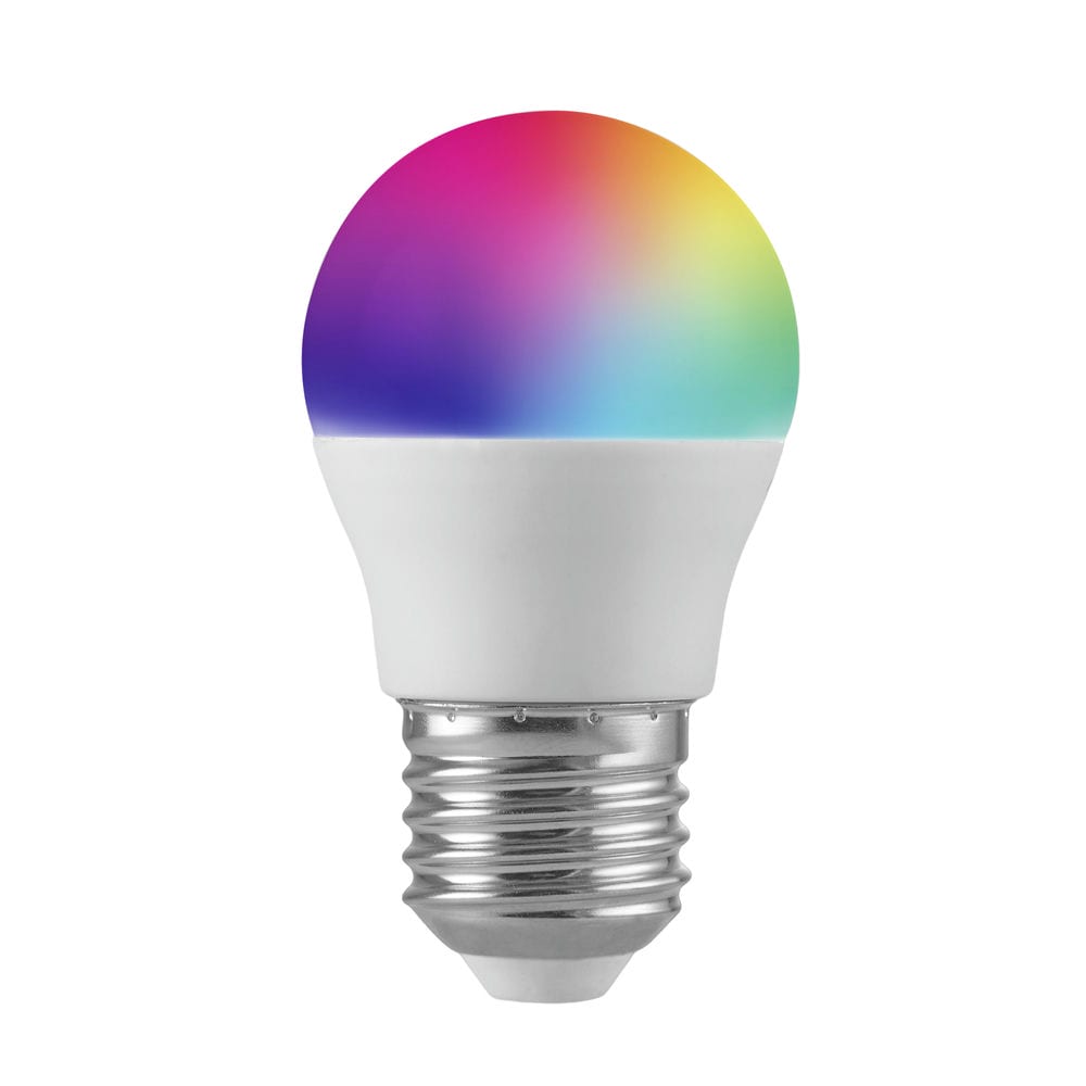 BOMBILLA LED ESFÉRICA MATEL SMART WIFI E27 5,5W RGB