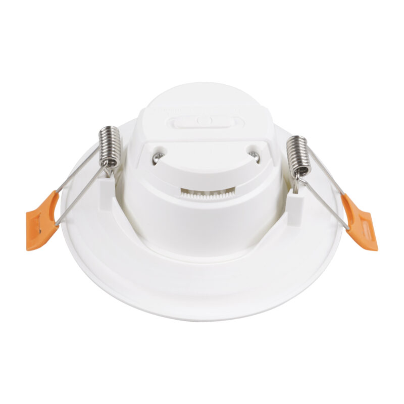 Parte trasera del aro LED redondo blanco con driver integrado