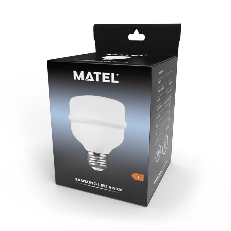 Bombilla LED SAMSUNG con clasificación F en caja